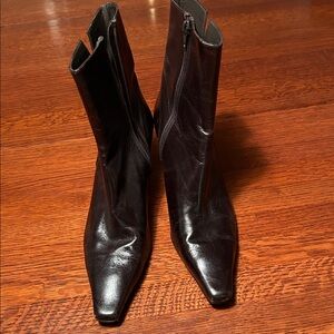 Stuart Weitzman Dark Leather Boots